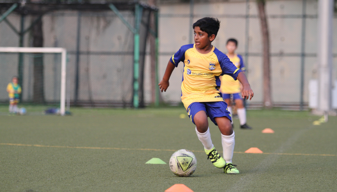 Soccer camp at Stanley Ho Sports Centre, Hong Kong