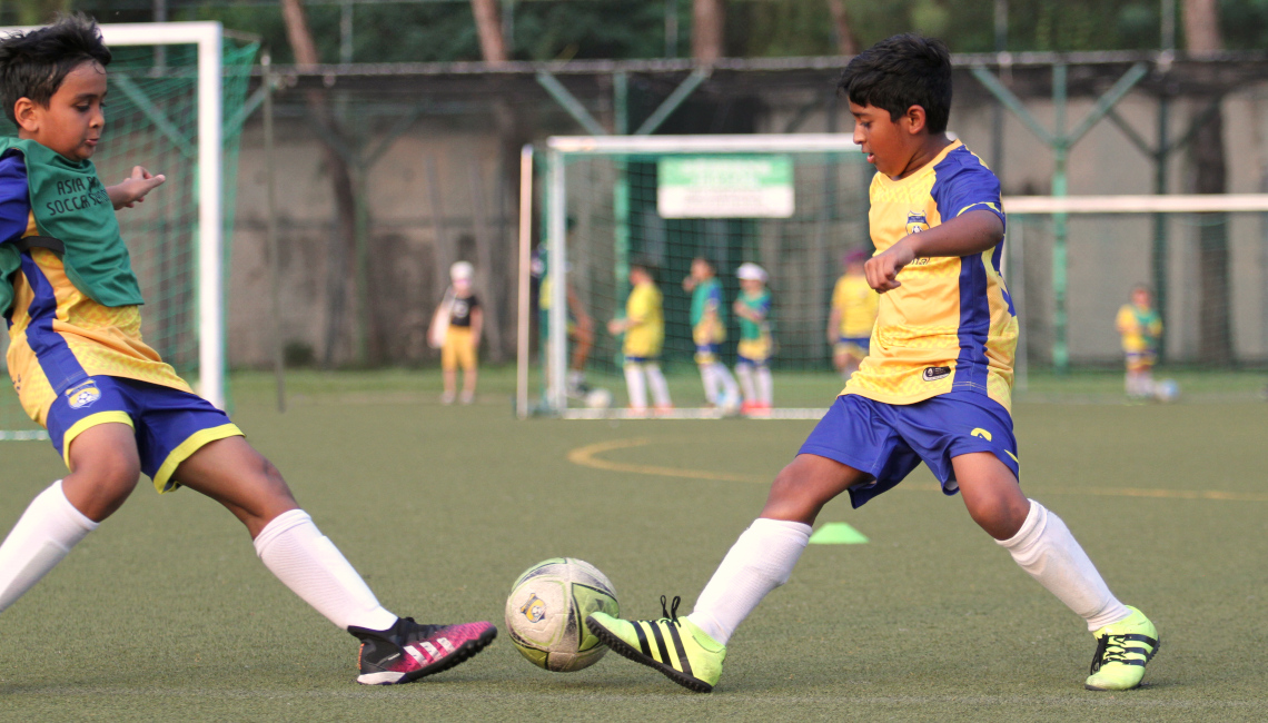 Soccer camp at Stanley Ho Sports Centre, Hong Kong