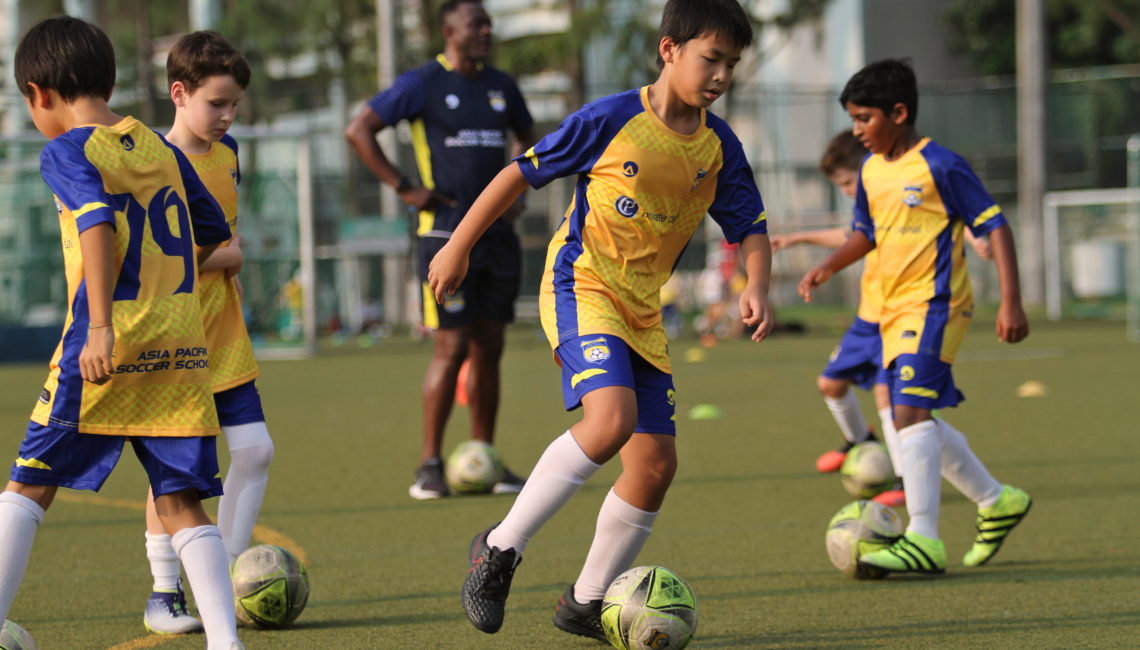 Soccer camp at Stanley Ho Sports Centre, Hong Kong