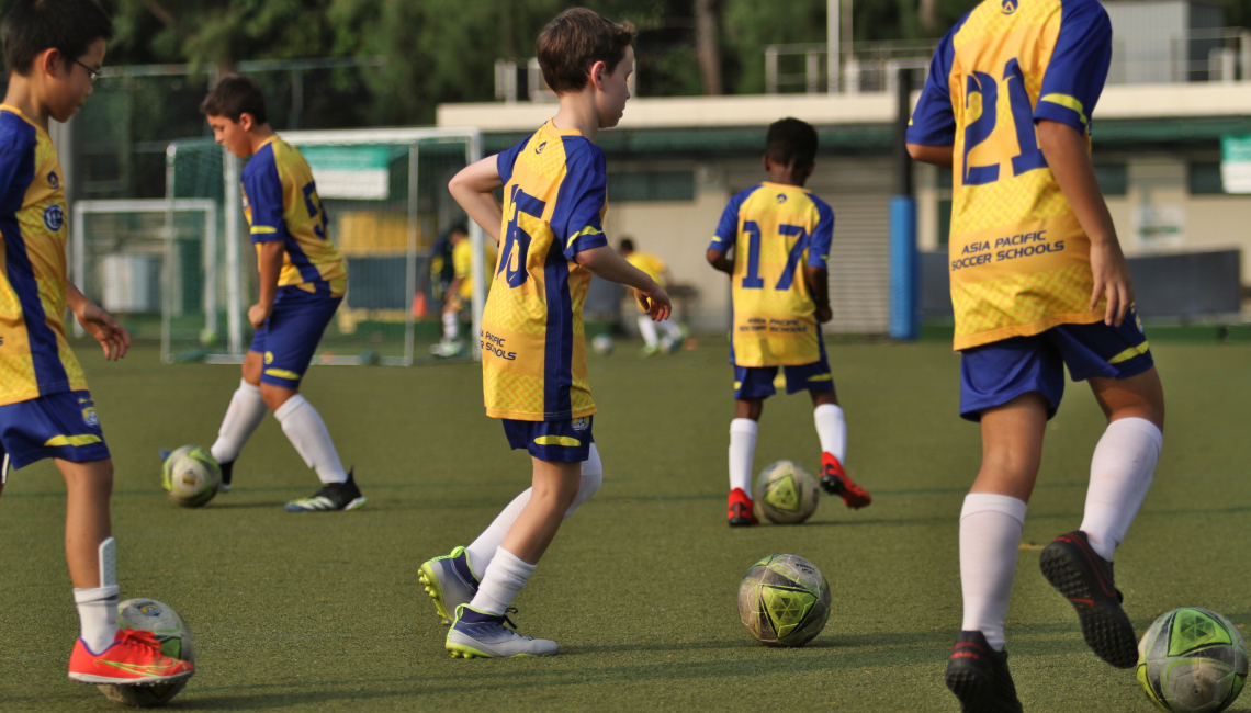 Soccer camp at Stanley Ho Sports Centre, Hong Kong