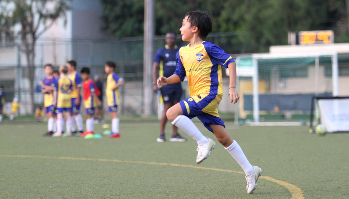 Soccer camp at Stanley Ho Sports Centre, Hong Kong