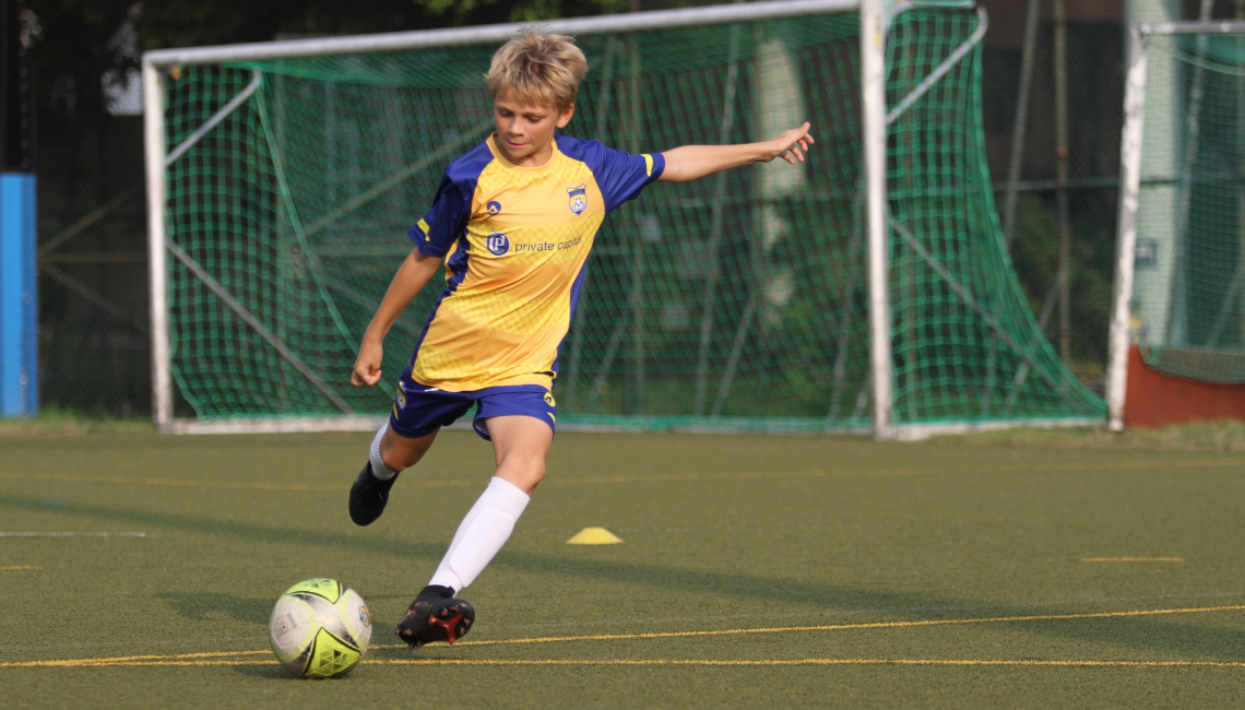 Soccer camp at Stanley Ho Sports Centre, Hong Kong