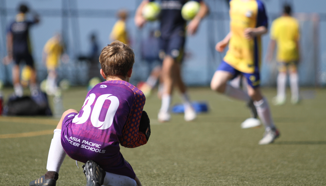 Soccer camp at Stanley Ho Sports Centre, Hong Kong