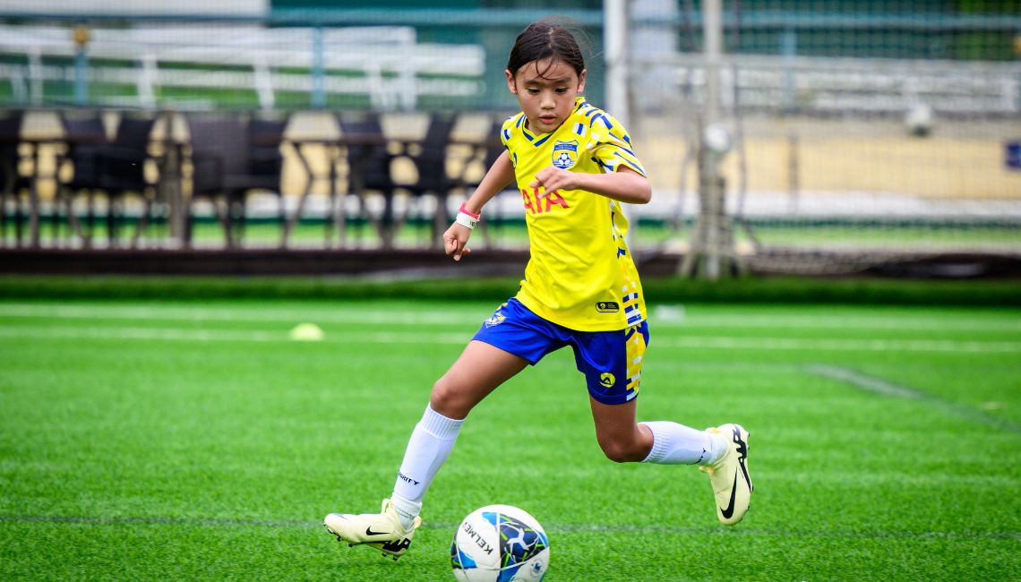 Soccer camp at Stanley Ho Sports Centre, Hong Kong